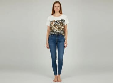 bluzki ludowe biale: Bluzka damska, rozmiar S — 5