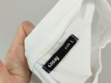 romby: Sinsay, T-shirt damski, rozmiar L — 5