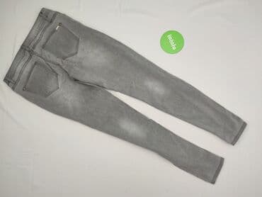 szare szerokie jeansy: Denim Collection, Jeansy damskie, rozmiar M — 3