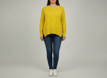 sweter kopertowy wiązany zara: Sweter damski, rozmiar 3XL — 5