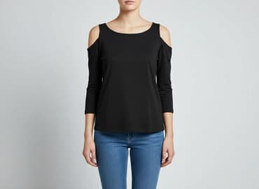 bluzka z odkrytym ramieniem allegro: Boohoo, Bluzka damska, rozmiar M — 7