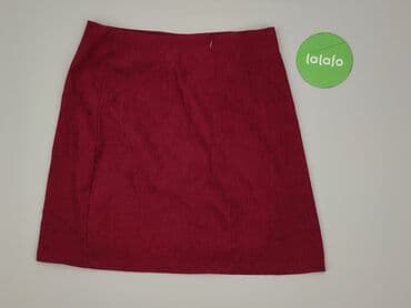 bordowa spódnice z guzikami: Spódnica damska, rozmiar S — 3