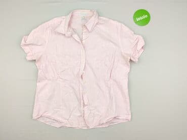 bluzki w paski z serduszkiem: Brookshire, Koszula damska, rozmiar 4XL — 2