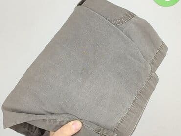 spodnie z wysokim stanem dla niskich: Spodnie materiałowe damskie, S — 5