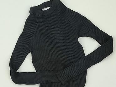 czarny sweter oversize: Sinsay, Golf damski, rozmiar XS — 1