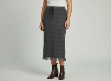 długie szara spódnice: Spódnica damska, rozmiar 3XL — 6