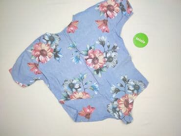 chabrowa bluzki plus size: Bluzka damska, rozmiar 5XL — 4