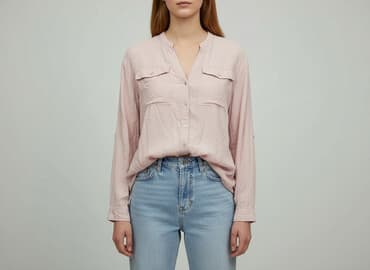 biale bluzki z kolnierzykiem: House, Bluzka damska, rozmiar L — 6