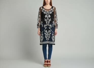 szlafrok angielski: Tunika damska, rozmiar S — 5