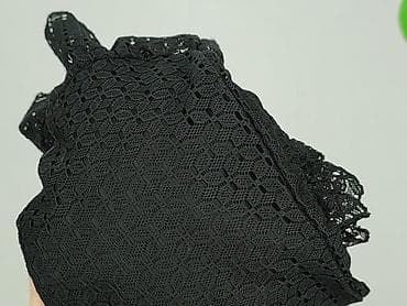 elegancki top czarny: Bluzka damska, rozmiar M — 6