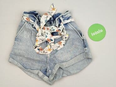 dżinsy z talią paper bag: Szorty damskie, rozmiar S — 2