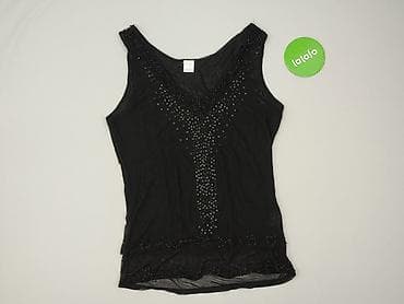 elegancki top czarny: Camaïeu, Bluzka damska, rozmiar S — 2