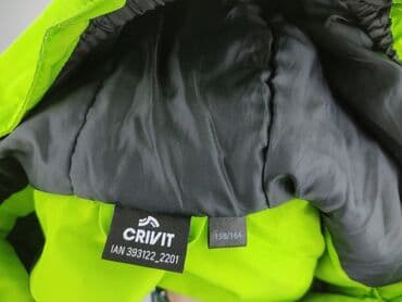 czapka neonowa: Kurtka przejściowa, Crivit Sports, 14 lat, 158-164 cm, stan - Bardzo dobry — 4