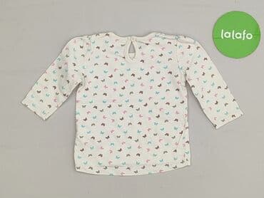 koszulka z motylkiem: Blouse, F&F, 1-3 months, condition - Very good — 3