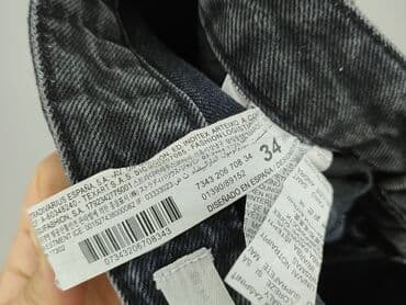 brązowe spodnie woskowane stradivarius: Stradivarius, Jeansy damskie, rozmiar XS — 4