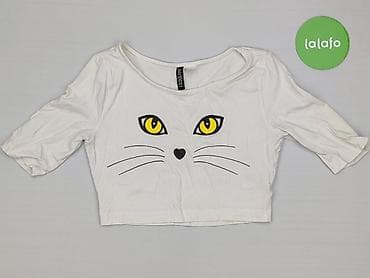 cropped hello kitty: H&M Divided, Top damski, rozmiar S — 2