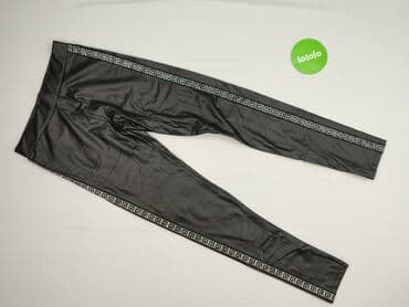 jakie rajstopy do srebrnej sukienki: Leggings Eco-leather for women, size L (EU 40) — 2
