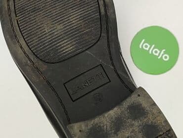 buty na koturnie czarne ccc: Półbuty dla mężczyzn, rozmiar 39 — 6