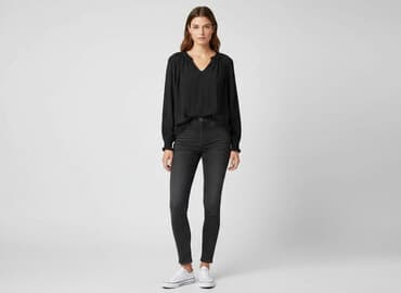 bluzka w serduszka h m: H&M, Bluzka damska, rozmiar S — 1