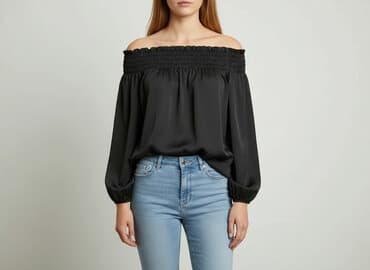 bluzka damska na jedno ramię: Bluzka damska, rozmiar S — 1