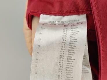 czerwona obcisła sukienka h: Material trousers for women, size S (EU 36) — 4