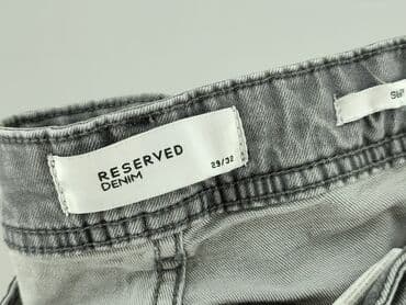 czarne cargo pull and bear: Jeansy dla mężczyzn, L — 4