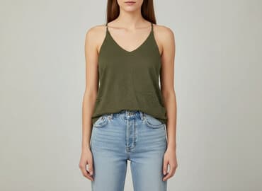 koszulka na ramiączkach plus size: T-shirt damski, rozmiar S — 5