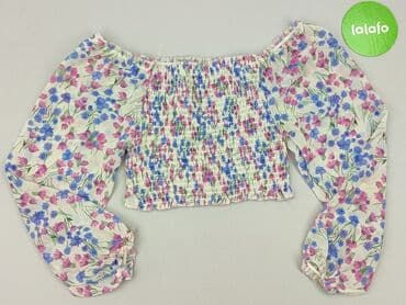 bluzki hiszpanki w kwiaty: Bluzka damska, rozmiar S — 3