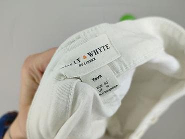 biale jeansy: Lindex, Jeansy damskie, rozmiar M — 4
