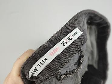 sliskie spodnie: Spodnie materiałowe damskie, rozmiar S — 4