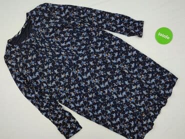 niebieska sukienka z długim rękawem: Women`s dress, size S — 3