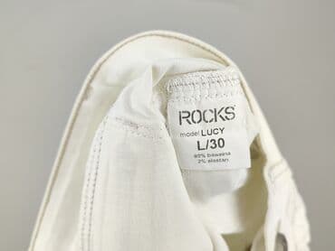 koszulka z ustami rolling stones: Jeansy damskie, L — 5