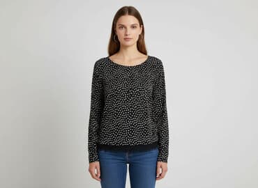 eleganckie bluzki czarne: Springfield, Bluzka damska, rozmiar S — 6