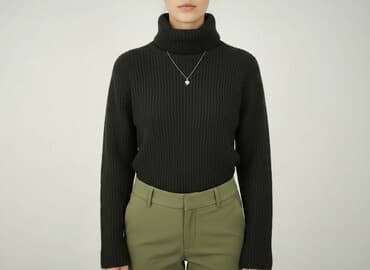 poliamid w swetrze: H&M, Golf damski, rozmiar XS — 7