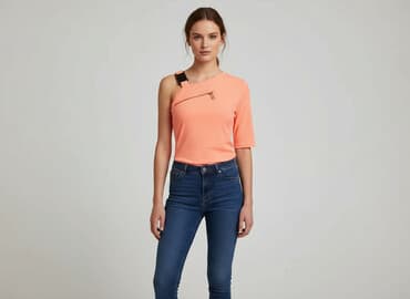 bluzka damska z odkrytymi ramionami: Women's blouse, size S — 1