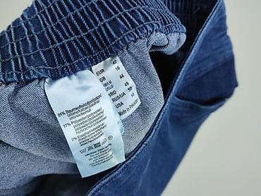 jeans raw blue: Spódnica damska, rozmiar L — 5