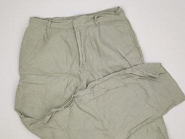 linen trousers pull and bear: Gina Tricot, Spodnie materiałowe damskie, rozmiar S — 1