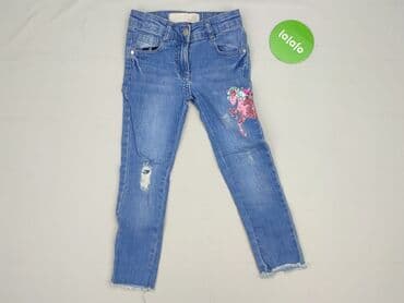 bluzka indygo: Spodnie jeansowe, Dunnes Stores, 4-5 lat, 104/110, stan - Bardzo dobry — 2