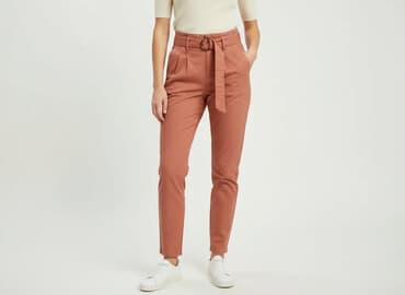 zara spodnie paperbag: Reserved, Material trousers for women, size XS — 1