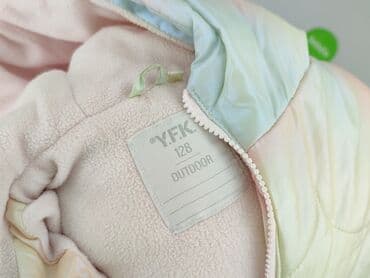 czapka gore tex: Kurtka zimowa, Y.F.K., 8 lat, 122-128 cm, stan - Bardzo dobry — 4