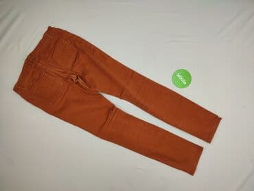 spodnie woskowane brązowe reserved: Material trousers for women, size M (EU 38) — 3