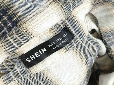 koszula w bialo niebieska krate damska: Shein, Women`s shirt, size S — 5