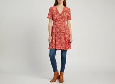 czerwona sukienka c a: Sukienka damska, rozmiar S — 1