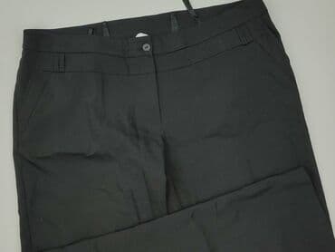 spodnie serduszka by o la la czarne: Spodnie materiałowe damskie, rozmiar 4XL — 1