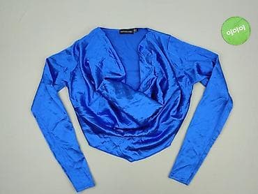 niebieska bluza: PrettyLittleThing, Bluzka damska, rozmiar M — 2