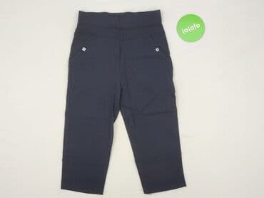 legginsy woskowane wysoki stan: Material trousers for women, size M (EU 38) — 2