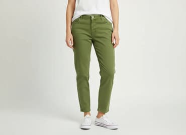 zielone jeansy damskie: Clockhouse, Jeansy damskie, rozmiar M — 6