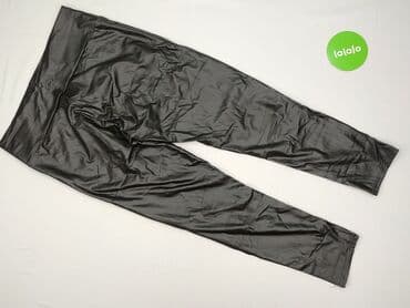 c a legginsy ocieplane: Legginsy Ze skóry ekologicznej damskie, rozmiar XL — 4