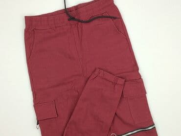 spodnie czarne cargo bershka: Spodnie cargo damskie, rozmiar L — 1