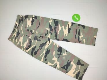 spodnie moro dresowe: PULL&BEAR, Spodnie materiałowe damskie, rozmiar 2XS — 3